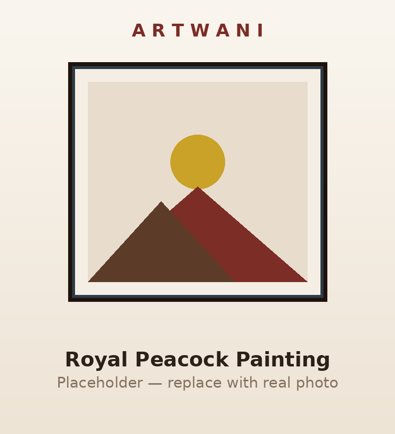 Royal Peacock Painting
